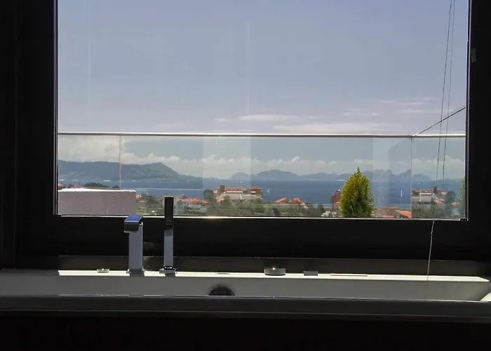 Lujosa Vistas Al Mar Y Piscina Climatiza Sanxenxo