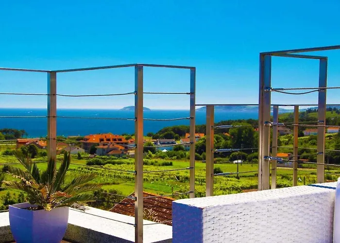 Lujosa Vistas Al Mar Y Piscina Climatiza Villa Sanxenxo