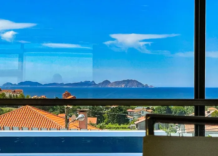 Lujosa Vistas Al Mar Y Piscina Climatiza * Sanxenxo